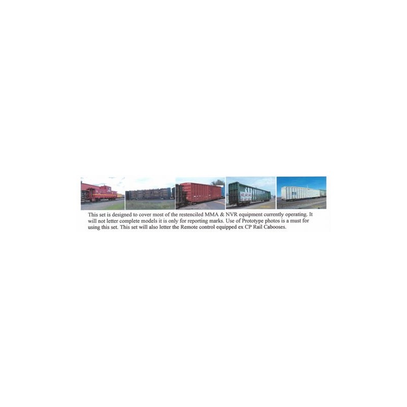 HIGHBALL F-227 MONTREAL MAINE & ATLANTIC REPORTING MARKS - HO SCALE
