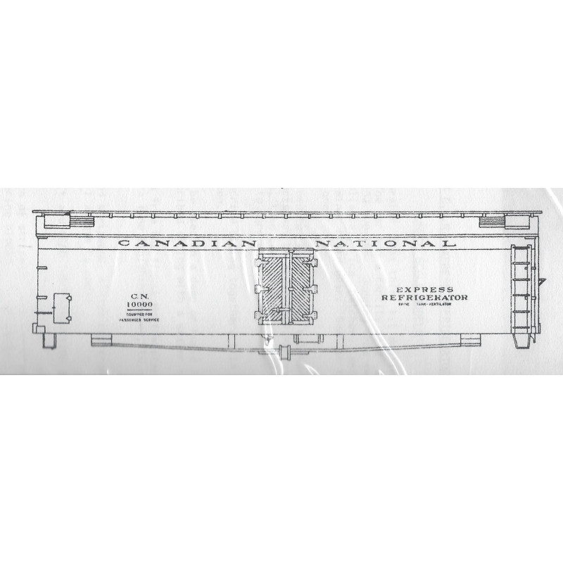 JUNECO K-23 - CANADIAN NATIONAL 45' WOOD EXPRESS REEFER KIT