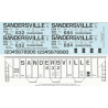 HIGHBALL F-125 SANDERSVILLE COVERED HOPPER