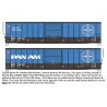 HIGHBALL F-236 GUILFORD PAN AM 50' BOXCAR - HO SCALE