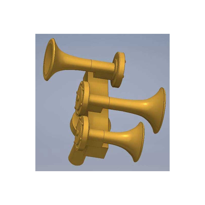 CAL-SCALE 190-688 - DIESEL LOCOMOTIVE NATHAN K3LAR2 AIR HORN