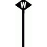 BLACK CAT BC283 - CPRAIL / CANADIAN PACIFIC METAL WHISTLE SIGNS