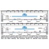 HIGHBALL F-259 OMYA COVERED HOPPER - HO SCALE