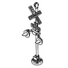 DETAILS WEST CS-913 - CROSSING SIGNAL - HO SCALE