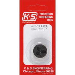 K&S - 463 - METRIC THREADING DIE - 4mm X 0.7