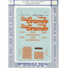 MICROSCALE DECAL MC-4083 - DENVER & RIO GRANDE GP-60 DIESEL LOCOMOTIVE