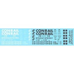 HIGHBALL F-262 CONRAIL 2 BAY COVERED HOPPER - HO SCALE