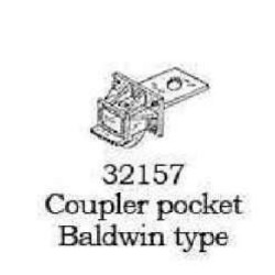 PSC 32157 - STEAM LOCOMOTIVE BALDWIN COUPLER POCKET