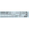 HIGHBALL F-264 CONRAIL 2 BAY COVERED HOPPER - HO SCALE