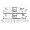 HIGHBALL F-270 DULUTH WINNIPEG & PACIFIC 50' BOXCAR - HO SCALE