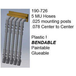 CAL-SCALE 190-726 - DIESEL MU HOSES - 5 LINE