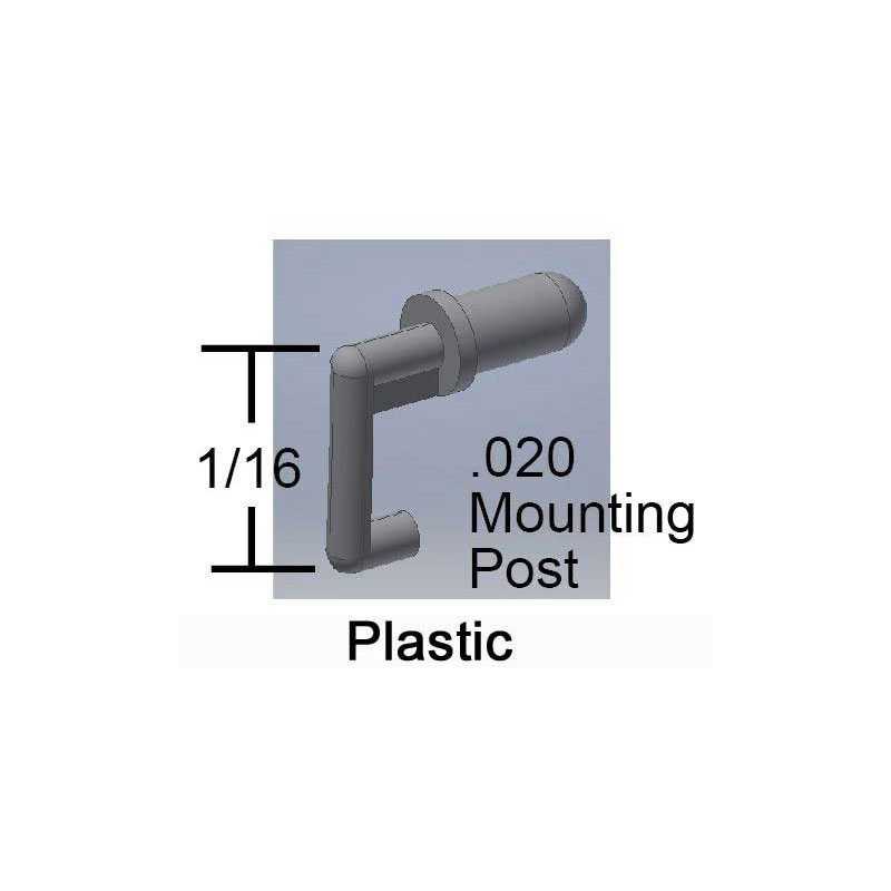 CAL-SCALE 190-731 - ALCO DIESEL LOCOMOTIVE DOOR HANDLES