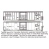 HIGHBALL F-272 CANADIAN NATIONAL 50' BOXCAR - HO SCALE