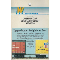 WALTHERS 933-1030 - CUSHION CAR COUPLER POCKETS