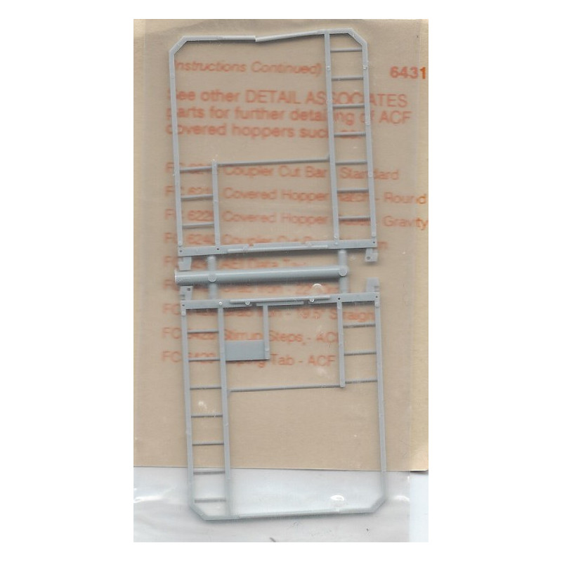 DETAIL ASSOCIATES 6431 - END FRAME & LADDERS - ACF CENTER FLOW COVERED HOPPER