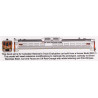 HIGHBALL LO-259 CANADIAN NATIONAL TRACK EVALUATION RDC 1501 - O SCALE
