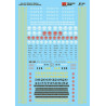 MICROSCALE DECAL 87-44 - NEW YORK ONTARIO & WESTERN DIESELS & CABOOSES