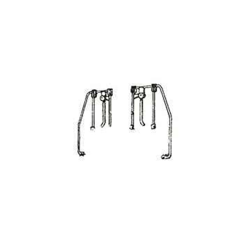 PSC 3943 - EMD GP7/GP9 FRONT & REAR HANDRAIL STANCHIONS WITH JUNCTION BOXES