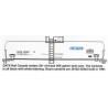 HIGHBALL F-281 CGTX TANK CAR - HO SCALE