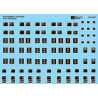 MICROSCALE DECAL 48-5002 - CONSOLIDATED LUBE PLATES - CIRCA EARLY 1970