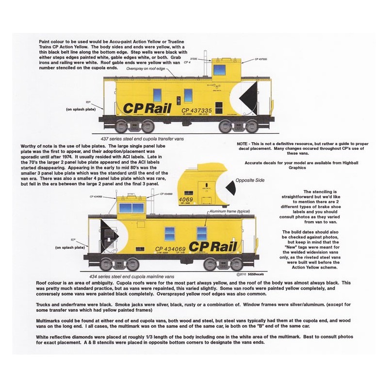 HIGHBALL F-283 CANADIAN PACIFIC CABOOSE - HO SCALE