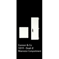 CANNON HD-1019 - EMD HOOD UNIT DOORS - DASH 2 ALTERNATOR DOOR & PLATE