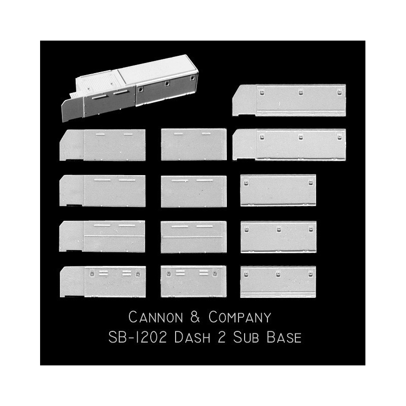 CANNON SB-1202 - EMD CAB SUB BASE KIT - DASH2 & 50 & 60 SERIES