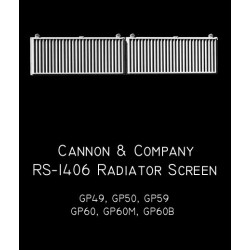 CANNON RS-1406 - EMD RADIATOR SCREENS  - GP49/GP50/GP59/GP60