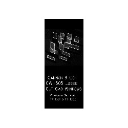 CANNON CW-1505 - LASER CUT WINDOWS FOR CAB TC-1501 & TC-1502