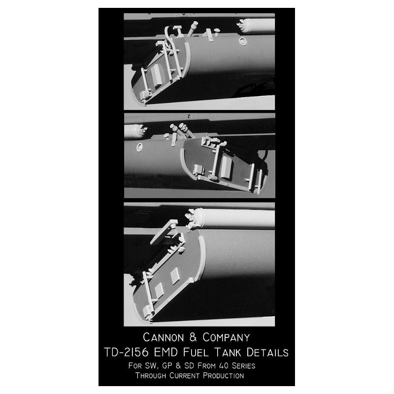 CANNON TD-2156 - EMD FUEL TANK DETAILS SET