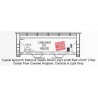 HIGHBALL F-289 DETROIT & TOLEDO SHORE LINE 2 BAY COVERED HOPPER - HO SCALE