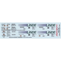 HIGHBALL F-293 LINDE UNION CARBIDE TANK CAR - HO SCALE