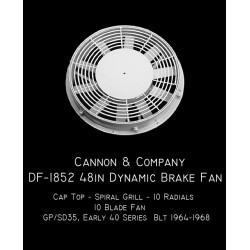CANNON DF-1852 - EMD 48" CAP TOP DYNAMIC BRAKE FAN