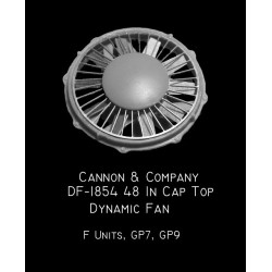 CANNON DF-1854 - EMD 48" CAP TOP DYNAMIC BRAKE FAN