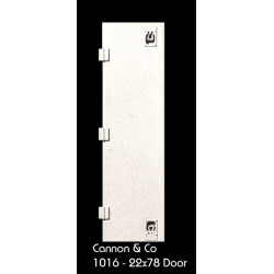 CANNON HD-1016 - EMD HOOD UNIT DOORS - 22" X 78" WITH 3 HINGES AND 2 LATCHES