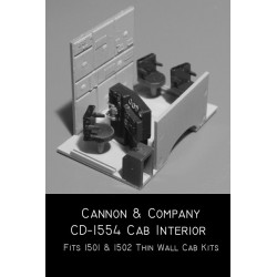 CANNON CD-1554 - EMD LOCOMOTIVE CAB INTERIOR