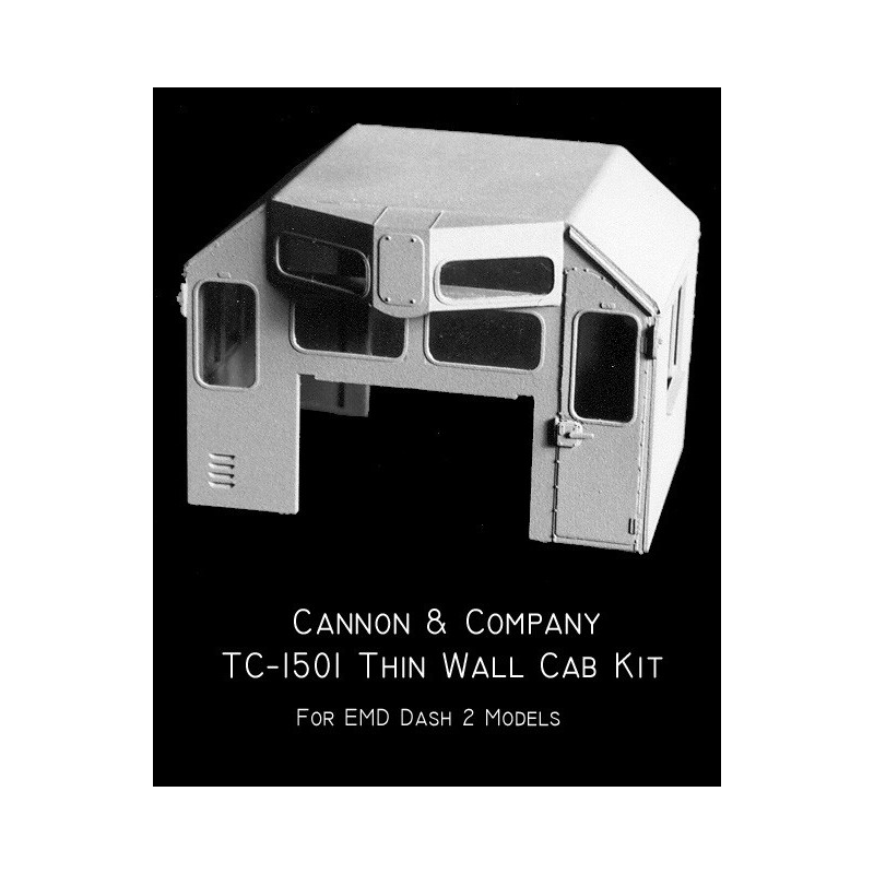 CANNON TC-1501 - THINWALL EMD LOCOMOTIVE CAB - DASH 2