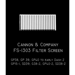 CANNON FS-1303 - EMD INERTIAL FILTER SCREENS - 40 SERIES
