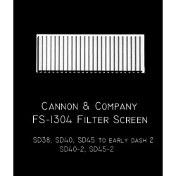 CANNON FS-1304 - EMD INERTIAL FILTER SCREENS - 40 SERIES EARLY DASH 2 SDs