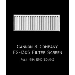 CANNON FS-1305 - EMD INERTIAL FILTER SCREENS - LATE DASH 2 SDs