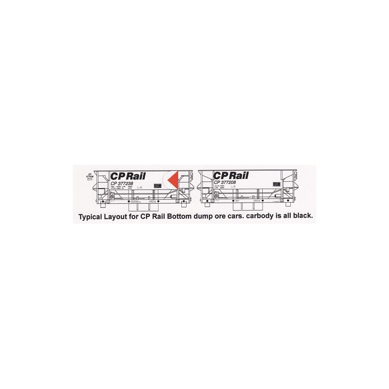 HIGHBALL F-304 CANADIAN PACIFIC ORE CAR - HO SCALE