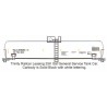 HIGHBALL TC-1 TRINITY LEASING TANK CAR - HO SCALE