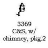 PSC 3369 - MARKER LAMPS - C&S WITH CHIMNEY
