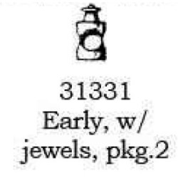 PSC 31331 - MARKER LAMPS - EARLY STYLE WITH JEWELS