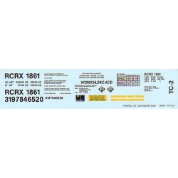 HIGHBALL TC-2 REAGENT CHEMICAL TANK CAR - HO SCALE