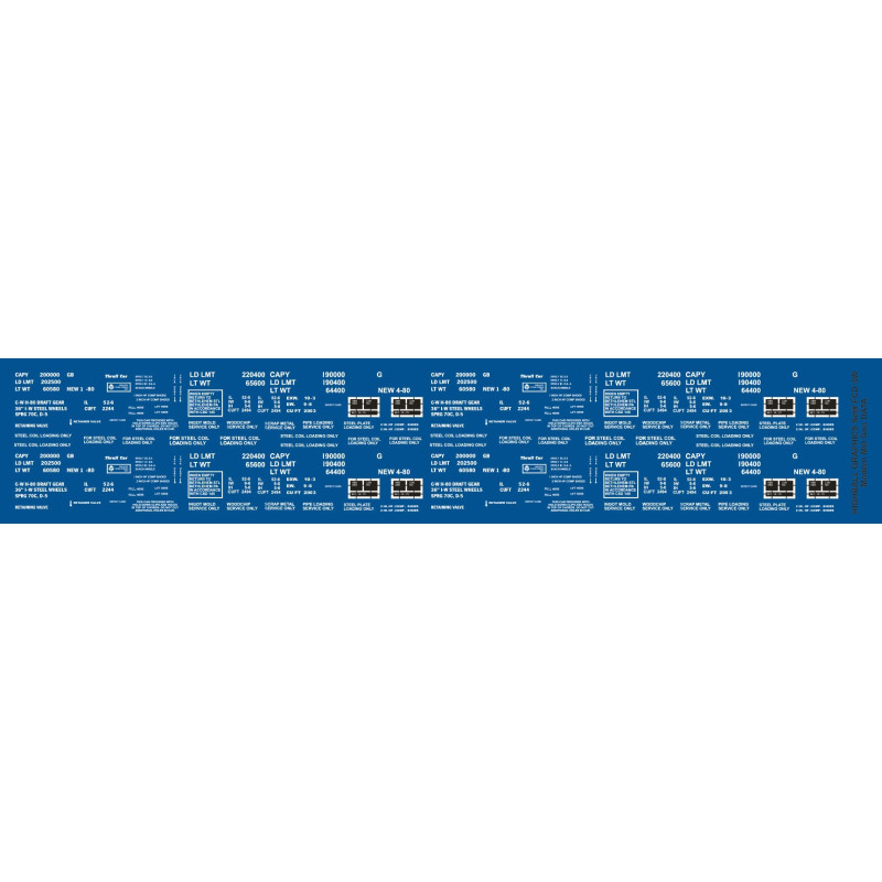 HIGHBALL FCD-3W  53' MILL GONDOLA DATA