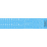 HIGHBALL FCD-1W  MODERN 50' BOXCAR DATA - WHITE