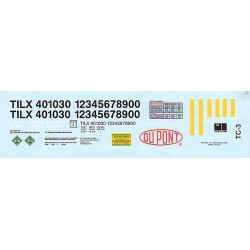 HIGHBALL TC-3 DUPONT TANK CAR - HO SCALE