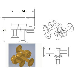 CAL-SCALE 190-672 - DIESEL LOCOMOTIVE NATHAN AIR HORN - M3R2