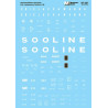 MICROSCALE DECAL 87-327 - ASSORTED 52' GONDOLAS - EL, SOO AND N&W - 1969+